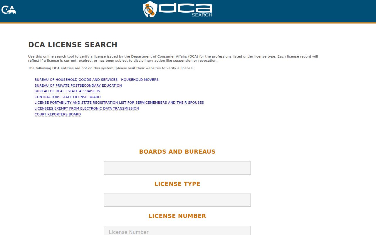 Hercules residents directory California professional license search