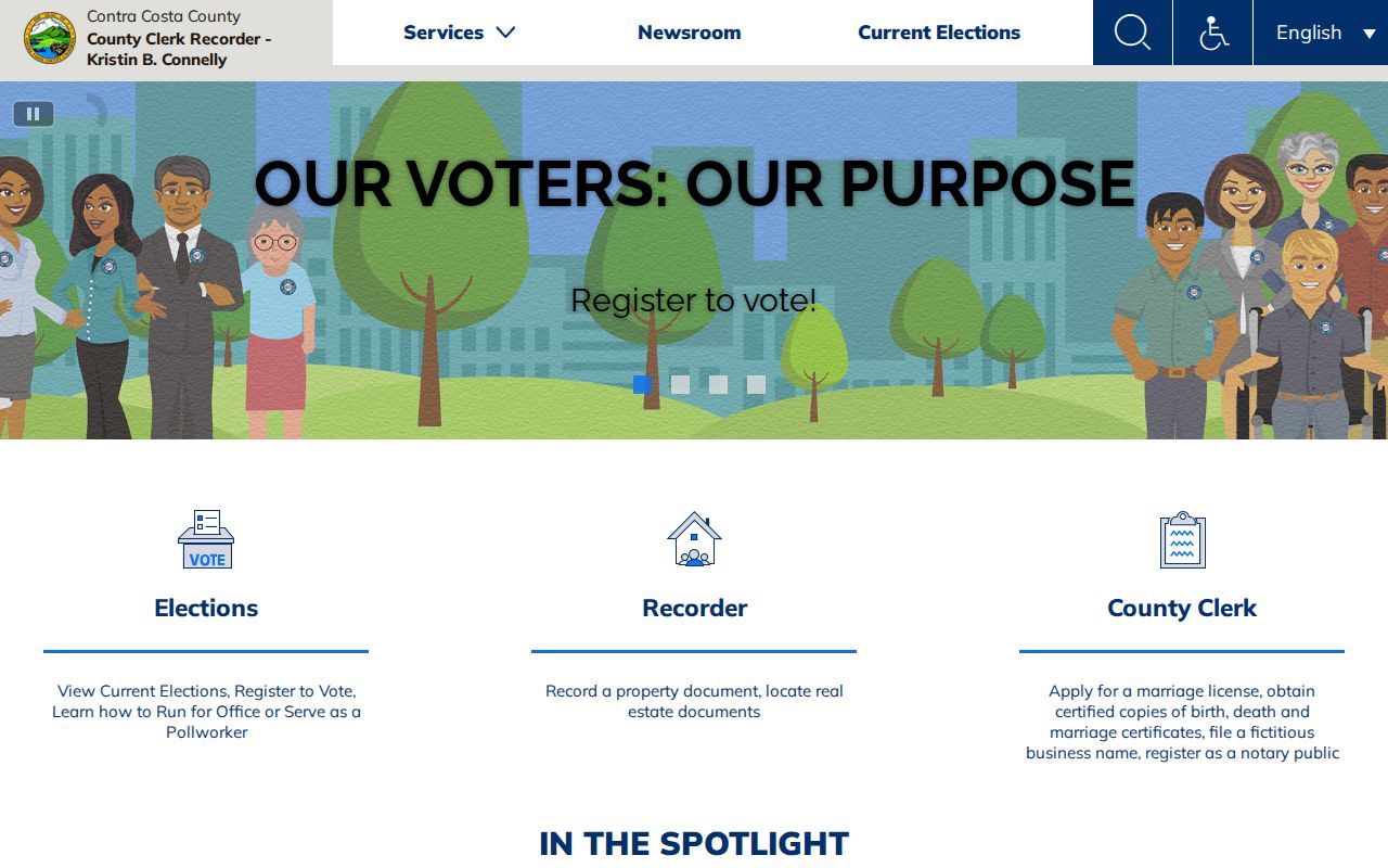 Hercules ZIP code directory Contra Costa elections office